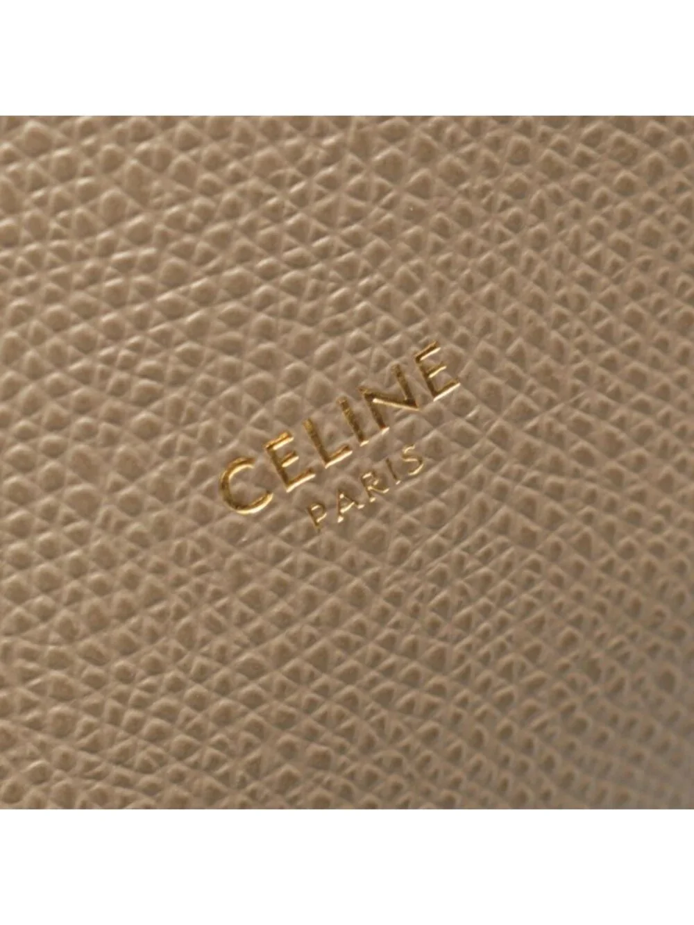 Celine Tote Vertical Small Cover 2-Way Gray Leather